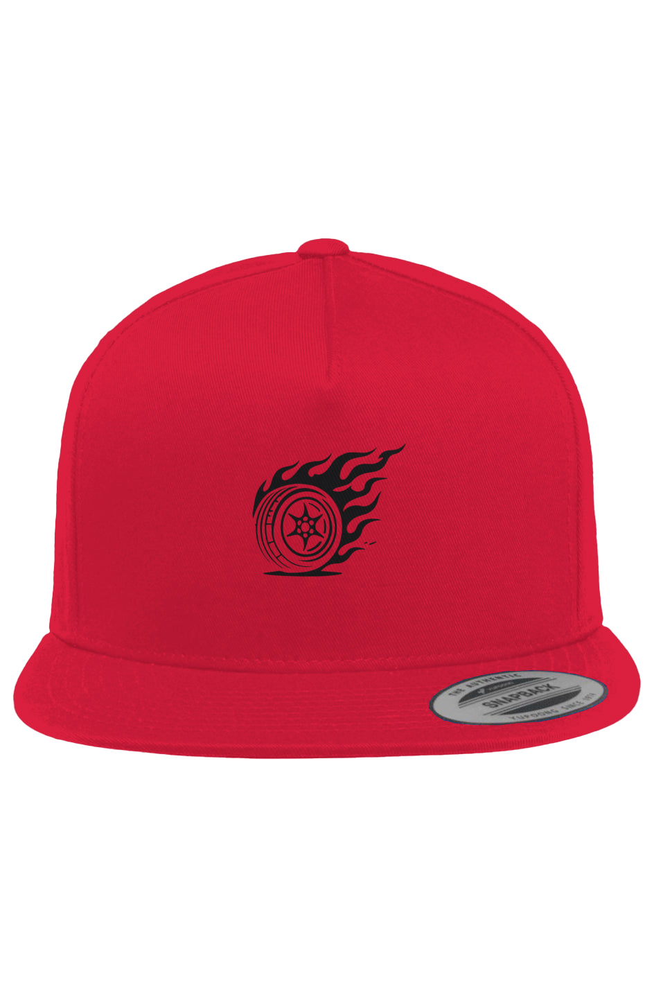 5-Panel Cotton Twill Snapback Cap