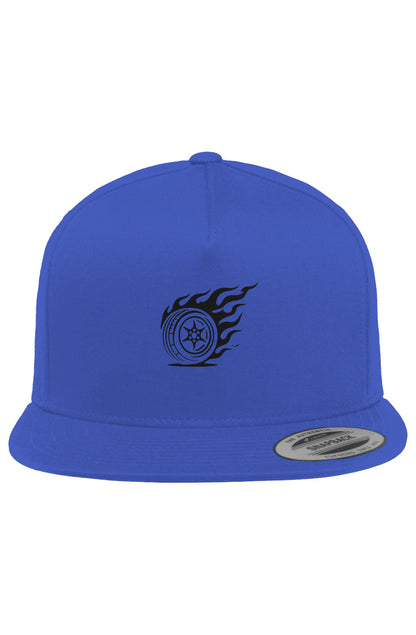 5-Panel Cotton Twill Snapback Cap