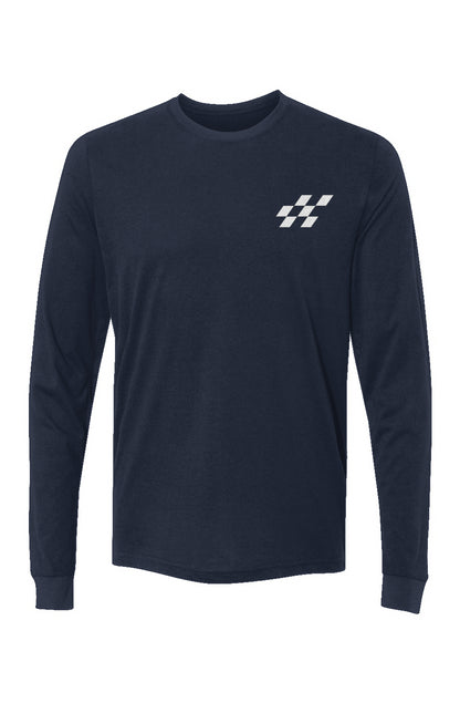 Sueded Long Sleeve Crew