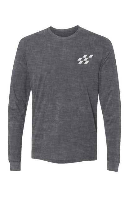 Sueded Long Sleeve Crew