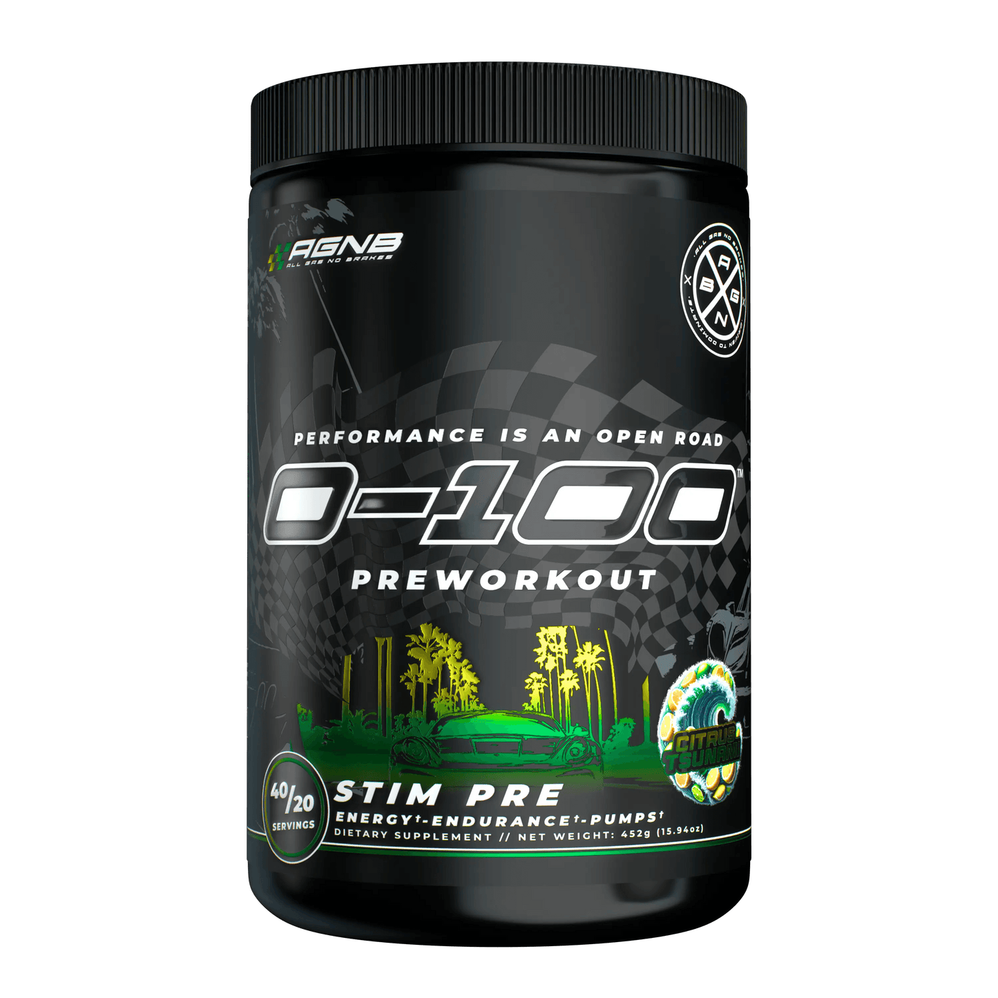 0-100 Pre-Workout™ - All Gas No Brakes Supplements®