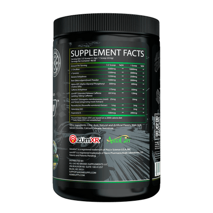 0-100 Pre-Workout™ - All Gas No Brakes Supplements®