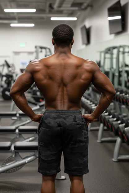 AGNB Black Camo Shorts