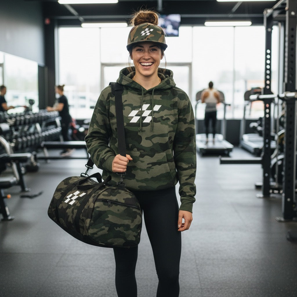 AGNB Forest Green Camo Duffel