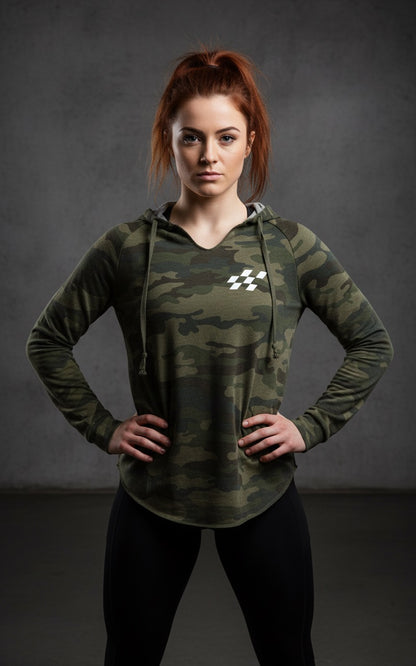 AGNB Womens’s Camo Hooded Sweatshirt