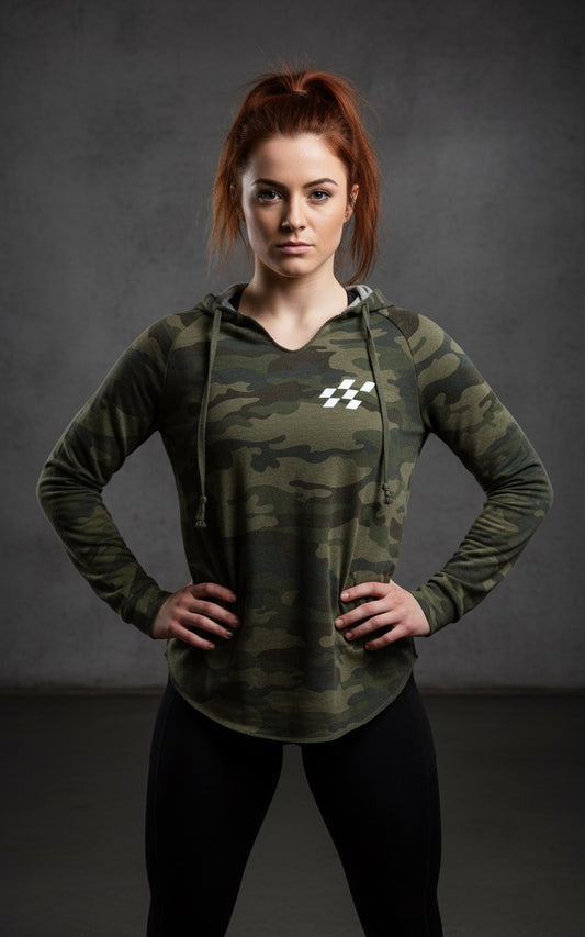 AGNB Womens’s Camo Hooded Sweatshirt
