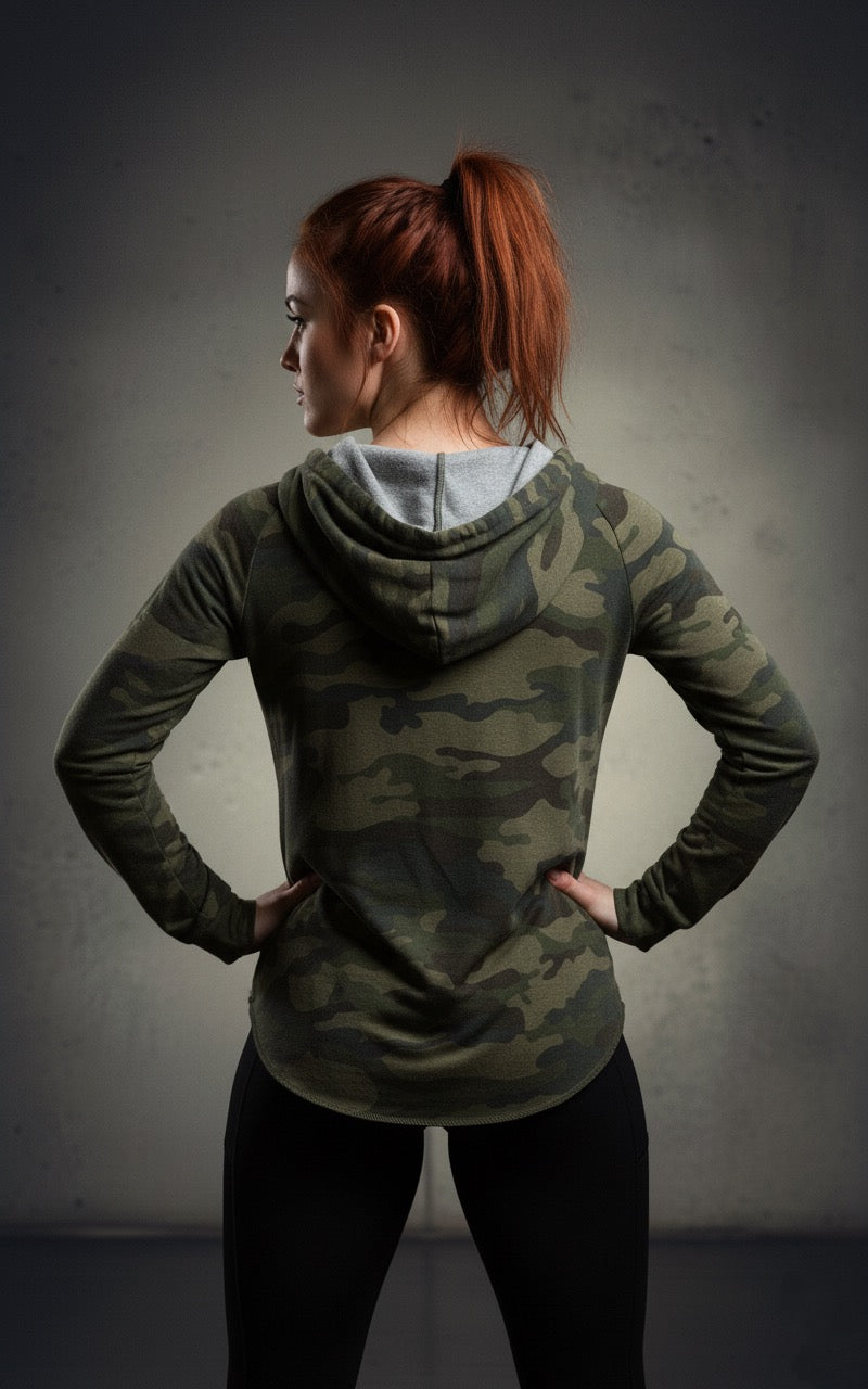 AGNB Womens’s Camo Hooded Sweatshirt