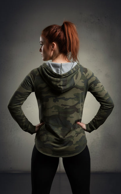 AGNB Womens’s Camo Hooded Sweatshirt