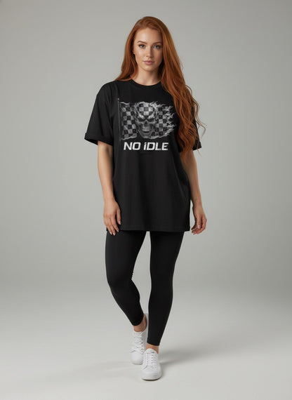 AGNB Oversized NO IDLE Tee