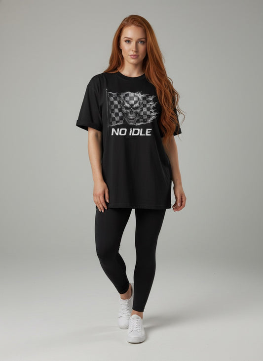 AGNB Oversized NO IDLE Tee