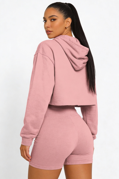 AGNB Crop Fleece Hoodie