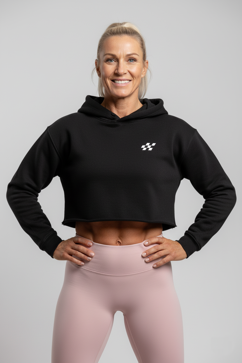 AGNB Crop Fleece Hoodie